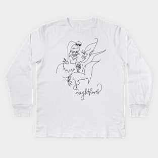 Night Howls: On Aire* Kids Long Sleeve T-Shirt